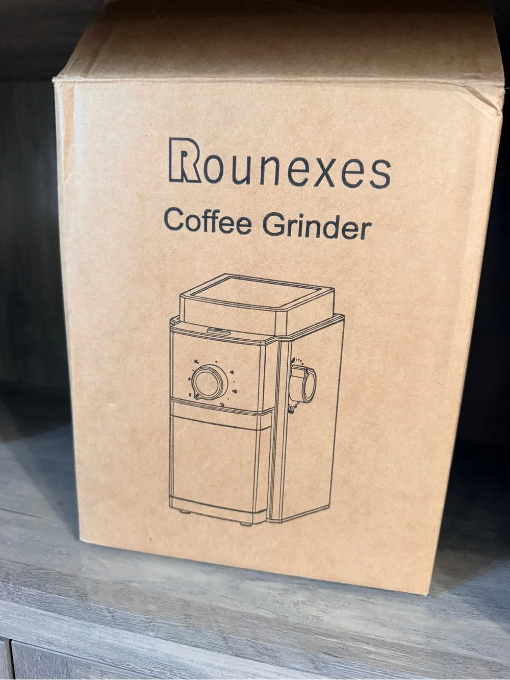 Electric Coffee Grinder - Black and Silver
